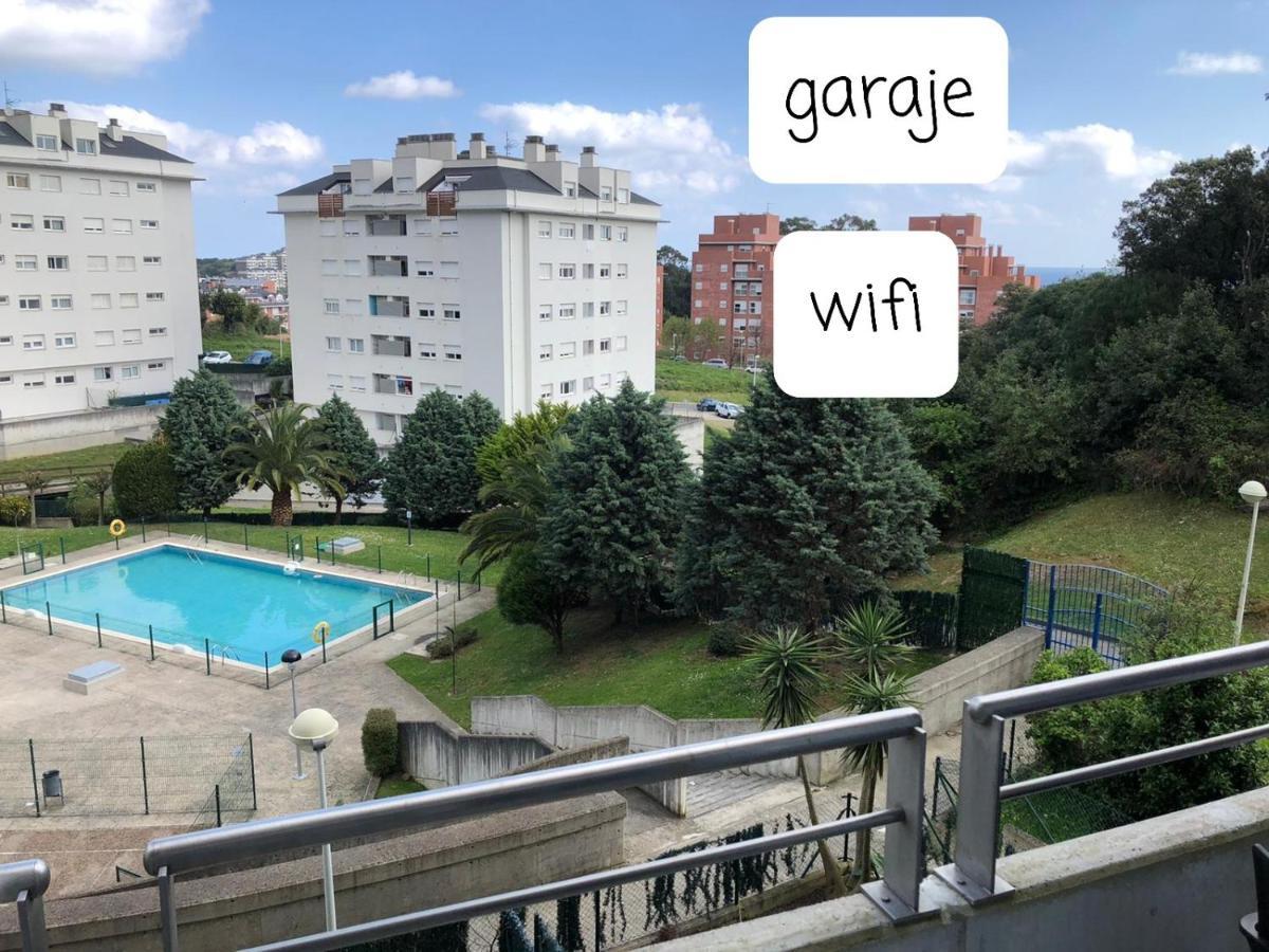 Bonito Piso Con Garaje Y Piscina A 8 'centro Appartamento Castro Urdiales